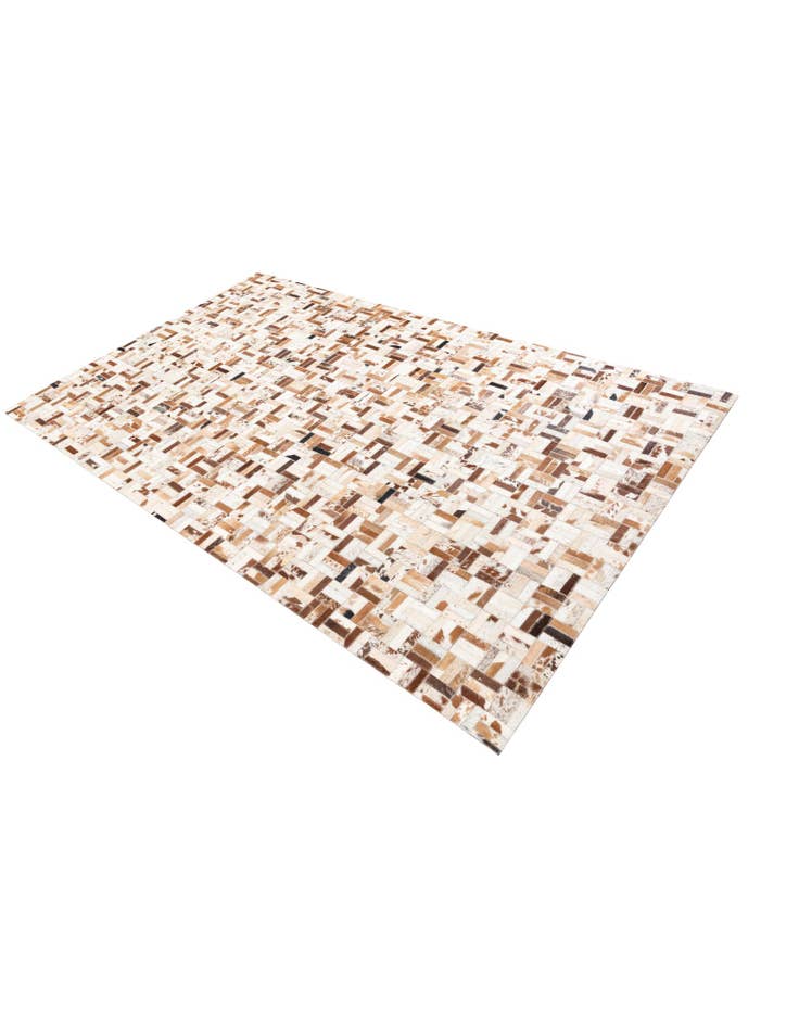 Detail image of  5' x 8' Cowhide Leather Rug