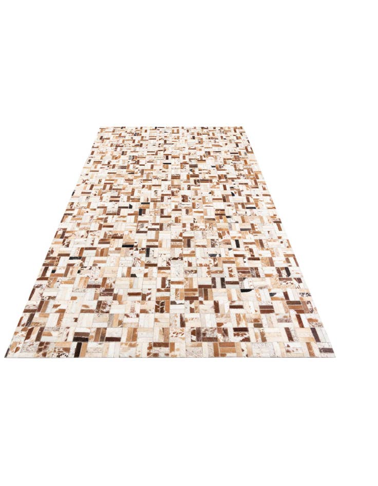 Detail image of  5' x 8' Cowhide Leather Rug