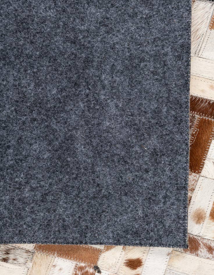 Detail image of  5' x 8' Cowhide Leather Rug