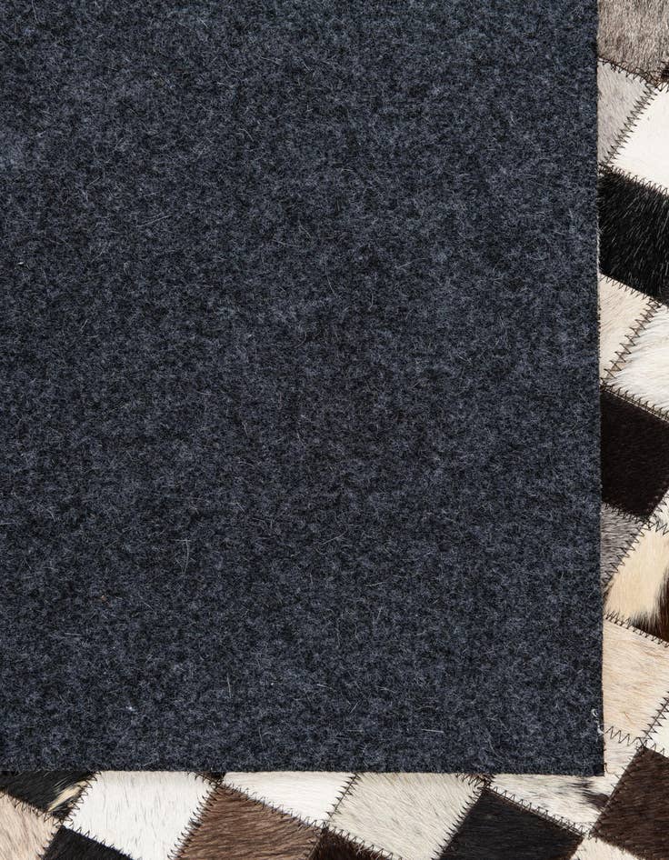 Detail image of  5' 1 x 8' 1 Cowhide Leather Rug