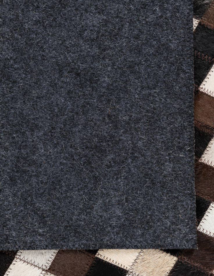 Detail image of  5' 1 x 8' Cowhide Leather Rug