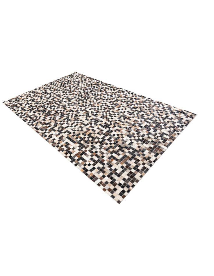 Detail image of  5' 1 x 8' Cowhide Leather Rug