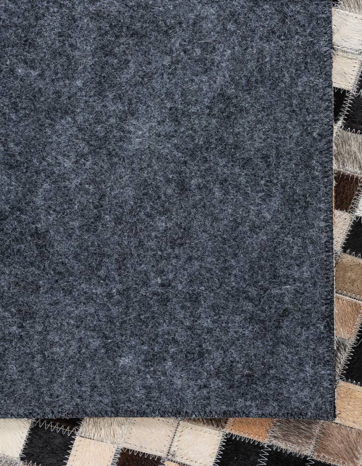 Detail image of  5' 1 x 8' Cowhide Leather Rug