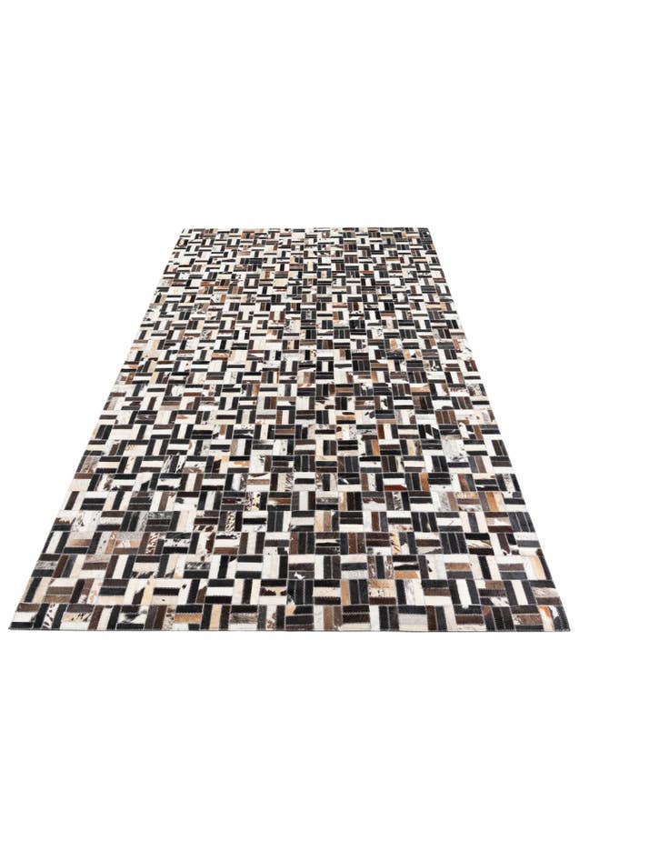 Detail image of  5' x 8' Cowhide Leather Rug