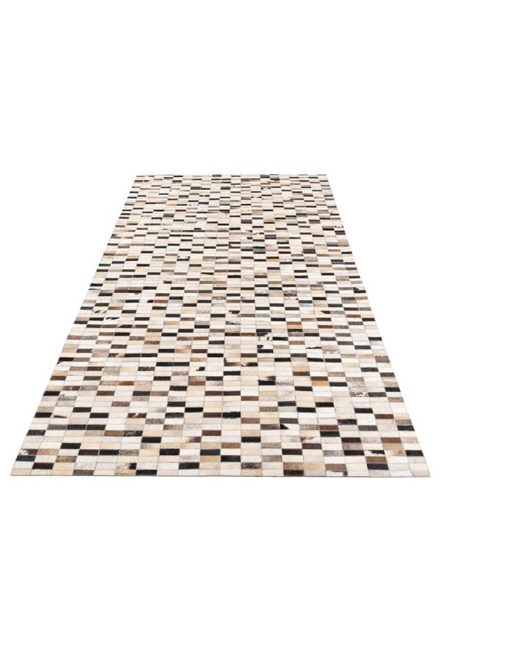 Detail image of  5' x 7' 10 Cowhide Leather Rug