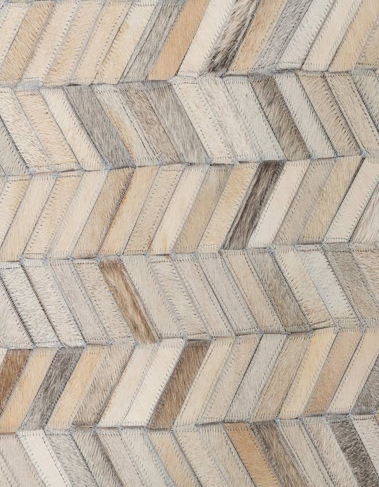 Detail image of  5' x 8' Cowhide Leather Rug