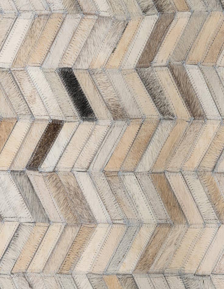 Detail image of  5' x 8' Cowhide Leather Rug