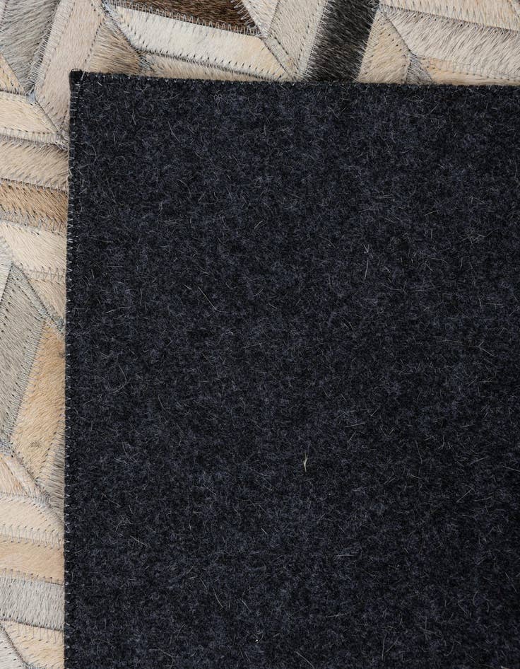 Detail image of  5' x 8' Cowhide Leather Rug