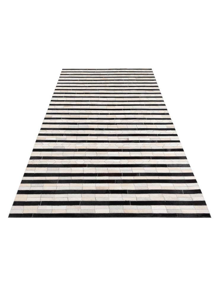 Detail image of  5' x 8' Cowhide Leather Rug