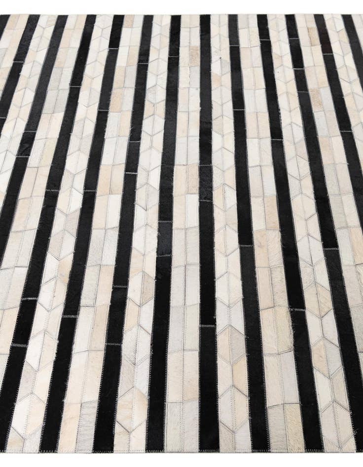 Detail image of  5' x 8' Cowhide Leather Rug