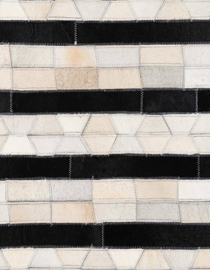 Detail image of  5' x 8' Cowhide Leather Rug