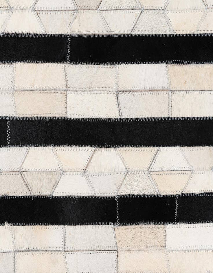 Detail image of  5' x 8' Cowhide Leather Rug
