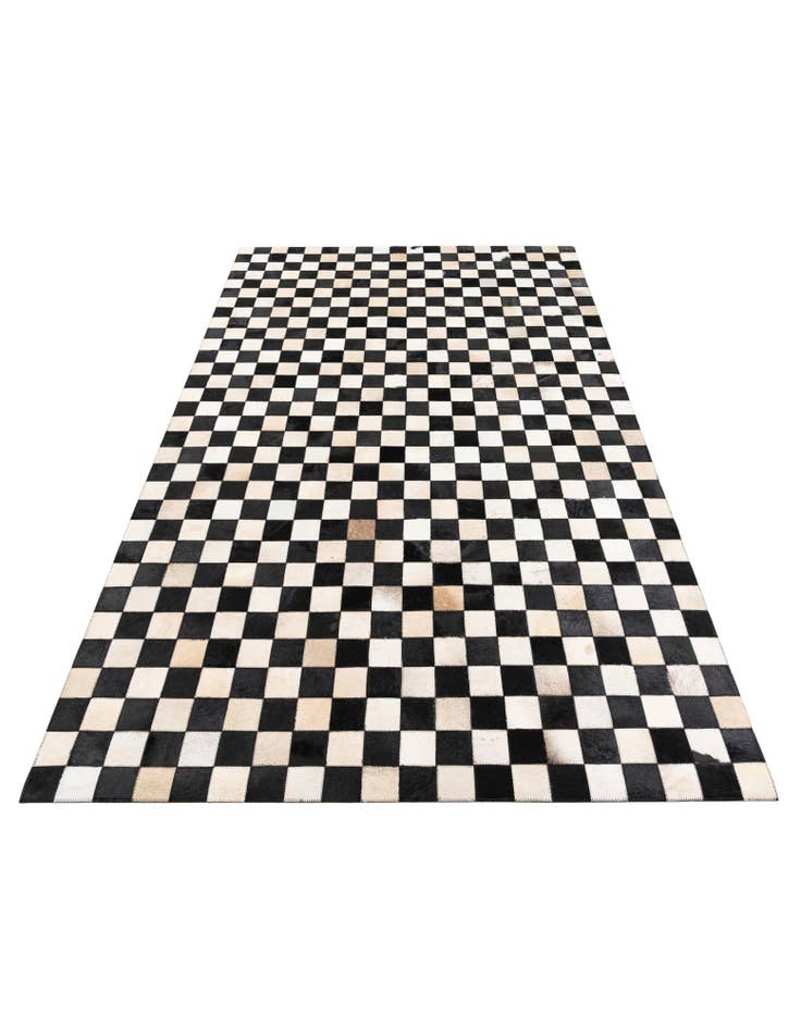 Detail image of  5' x 8' Cowhide Leather Rug