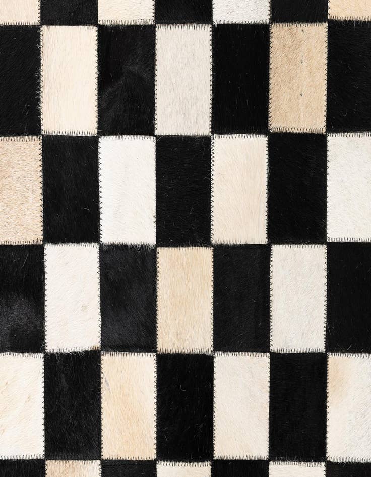 Detail image of  5' x 8' Cowhide Leather Rug