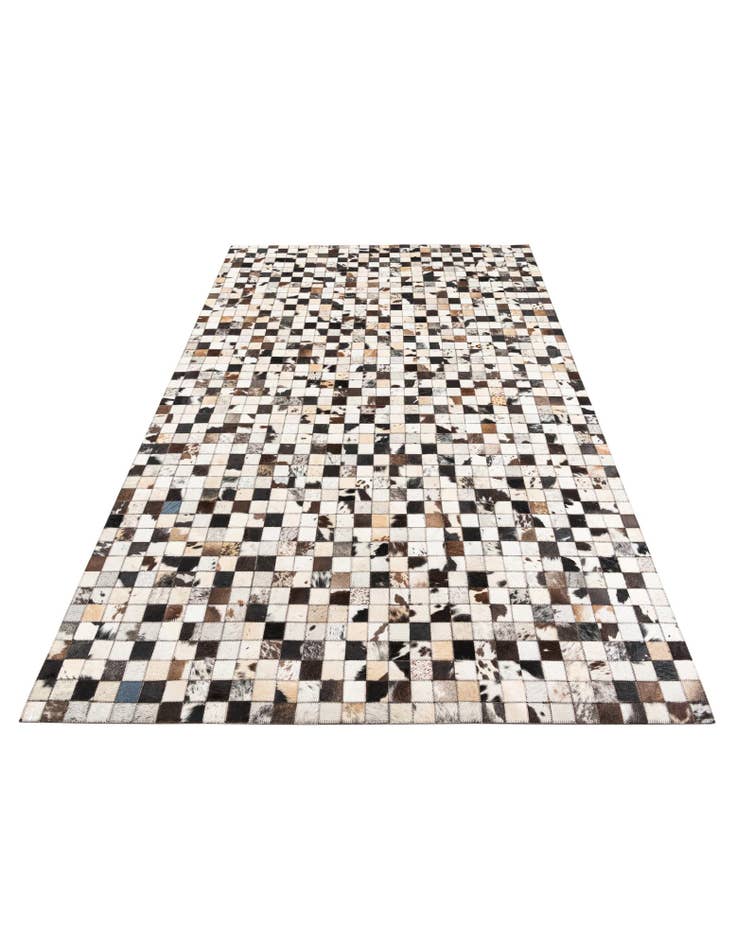 Detail image of  5' x 8' Cowhide Leather Rug