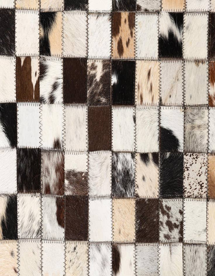 Detail image of  5' x 8' Cowhide Leather Rug
