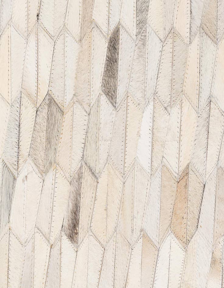Detail image of  5' x 8' Cowhide Leather Rug