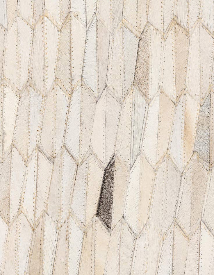 Detail image of  5' x 8' Cowhide Leather Rug