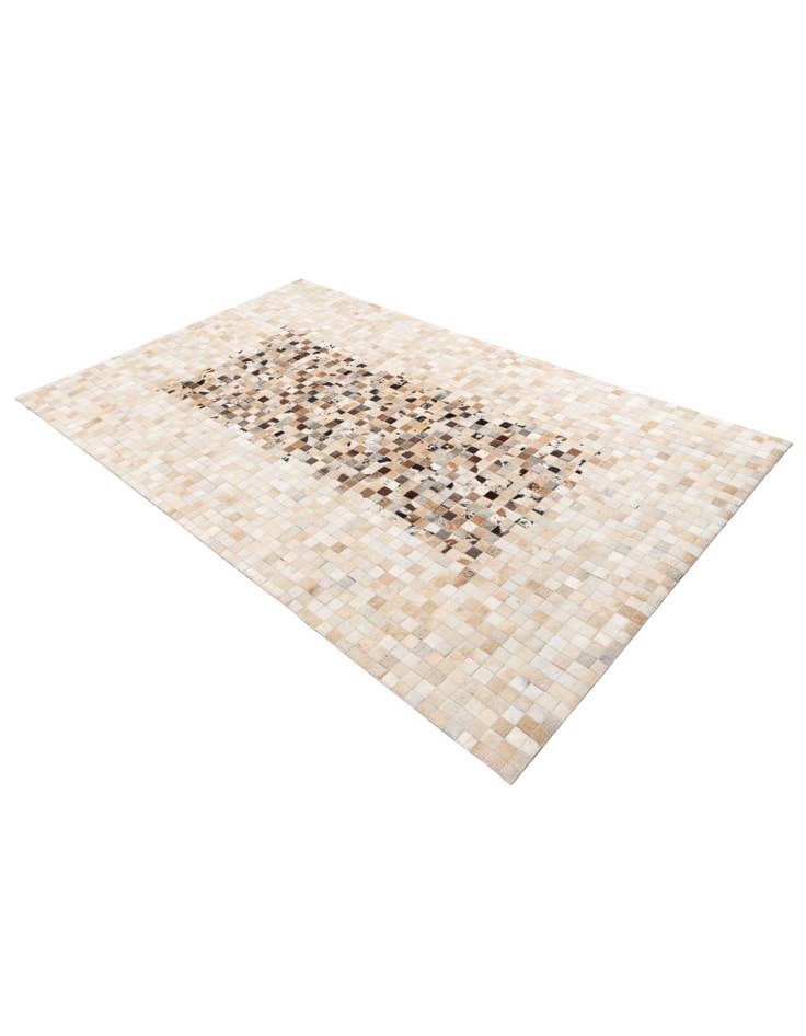 Detail image of  5' x 8' Cowhide Leather Rug