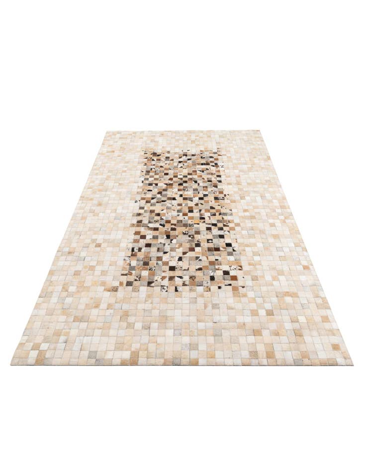 Detail image of  5' x 8' Cowhide Leather Rug