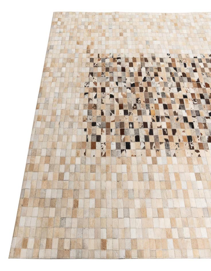 Detail image of  5' x 8' Cowhide Leather Rug