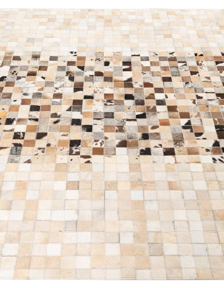 Detail image of  5' x 8' Cowhide Leather Rug