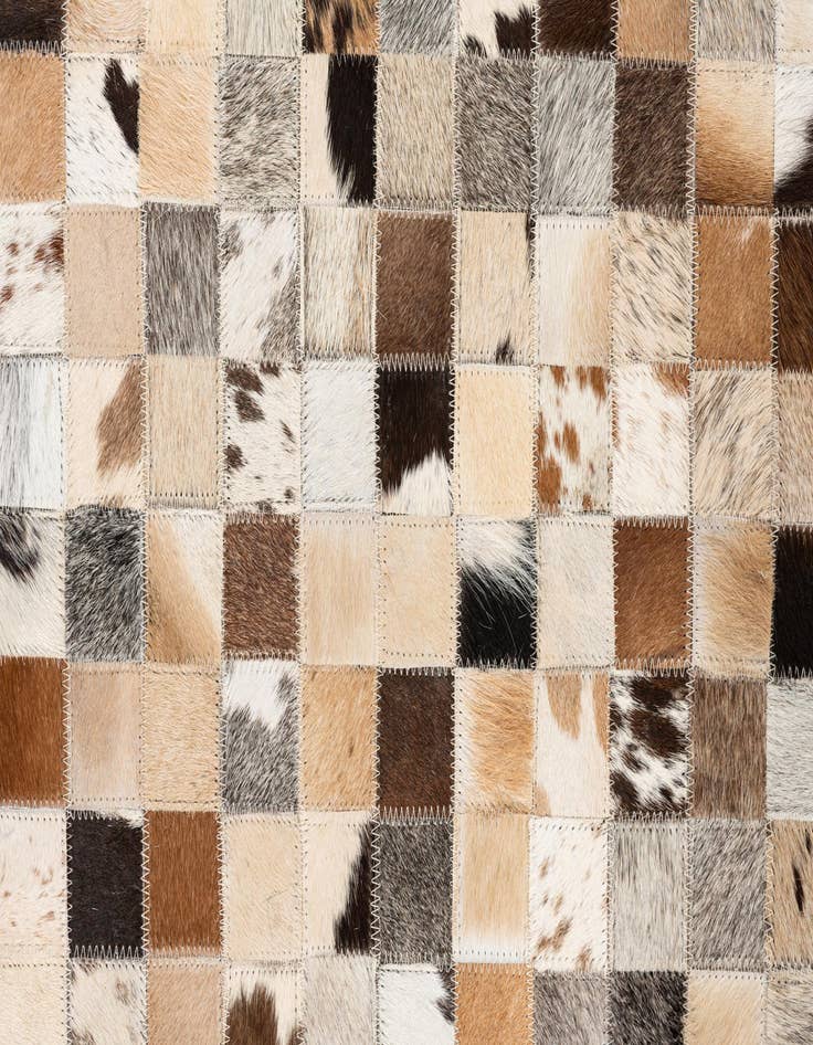 Detail image of  5' x 8' Cowhide Leather Rug