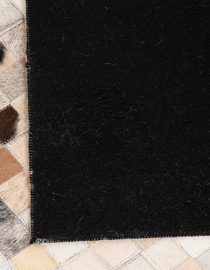 Detail image of  5' x 8' Cowhide Leather Rug