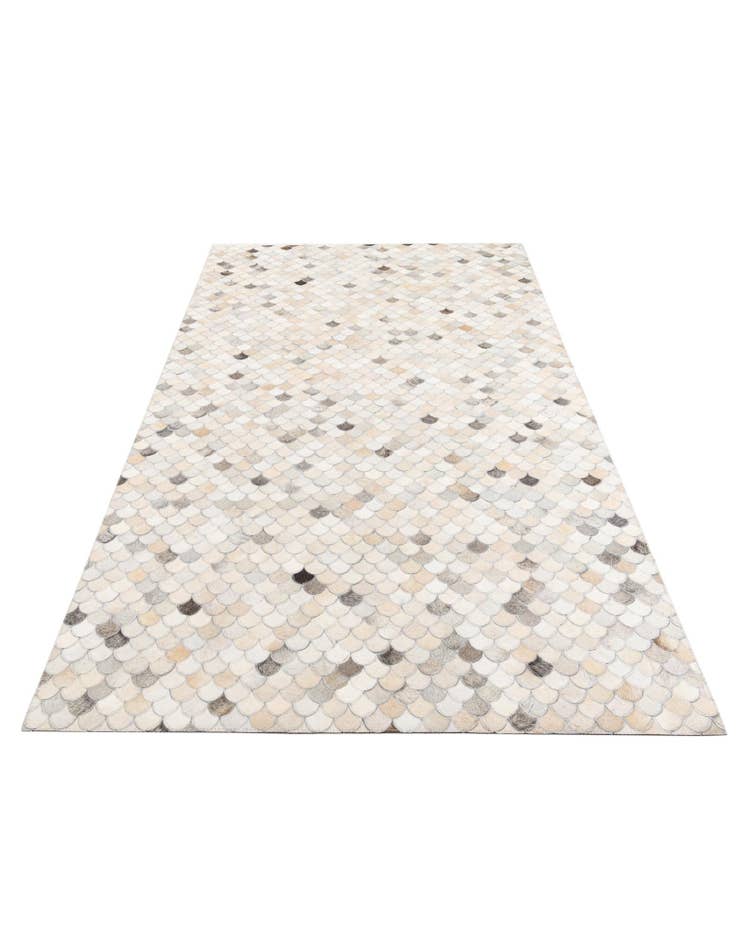 Detail image of  5' 1 x 8' Cowhide Leather Rug