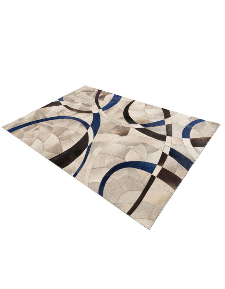 Detail image of  5' x 7' 2 Cowhide Leather Rug