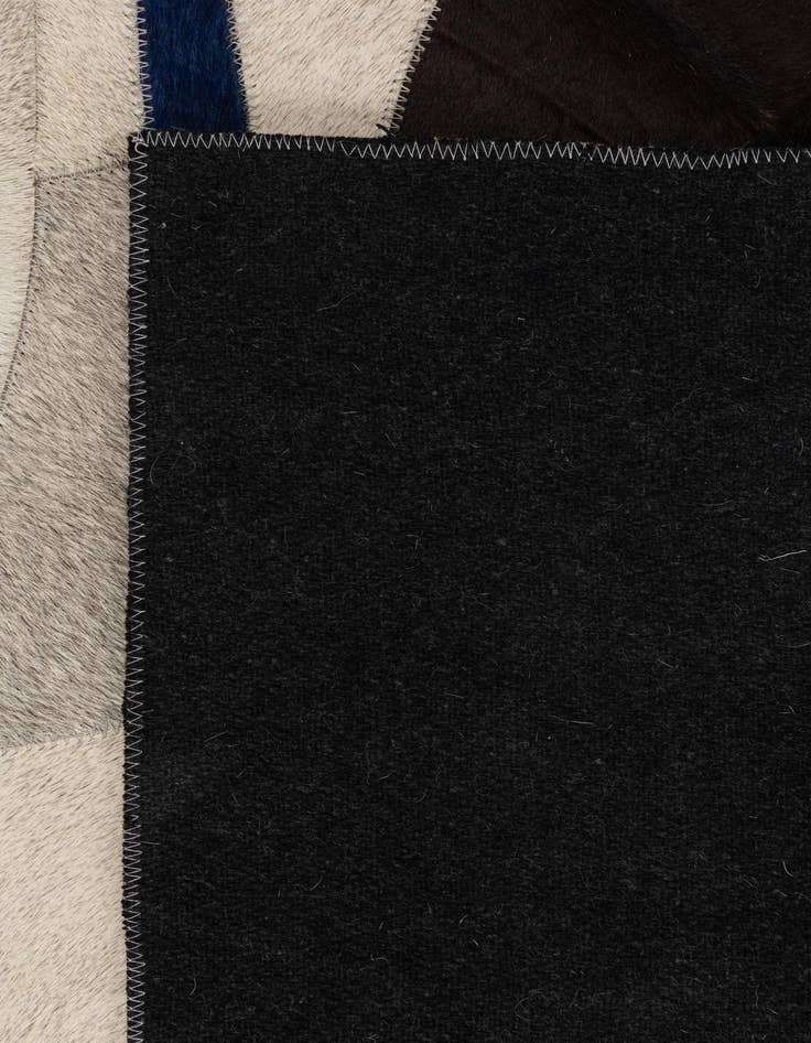 Detail image of  5' x 7' 2 Cowhide Leather Rug