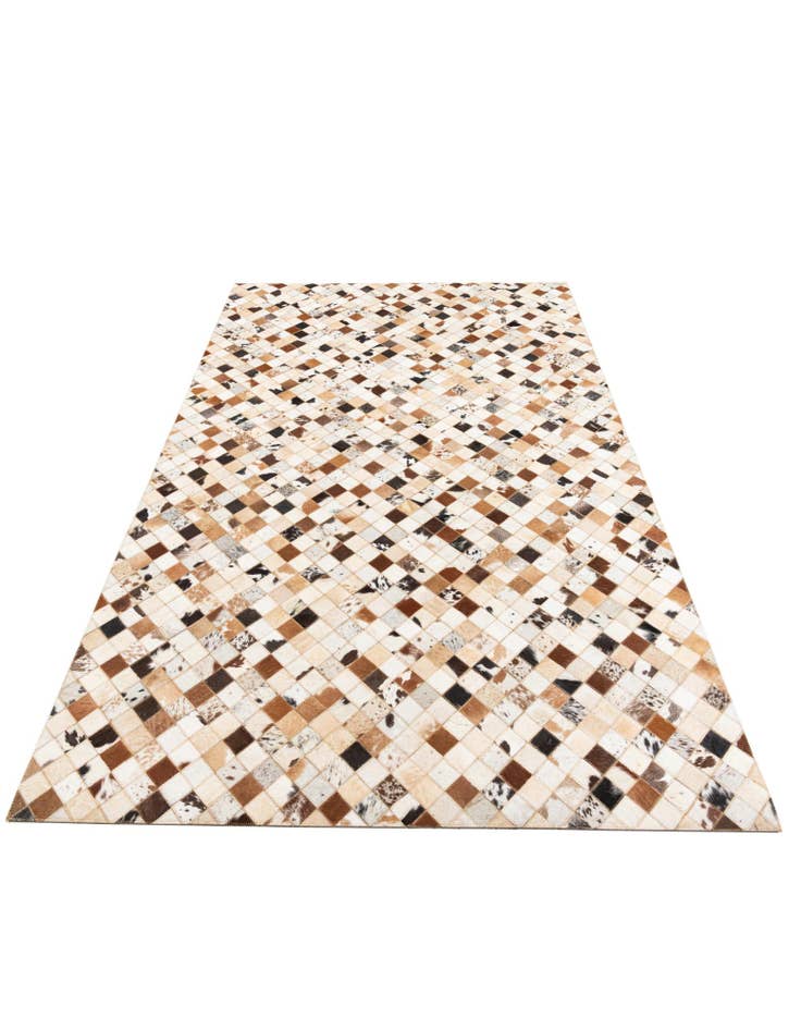 Detail image of  5' x 8' Cowhide Leather Rug