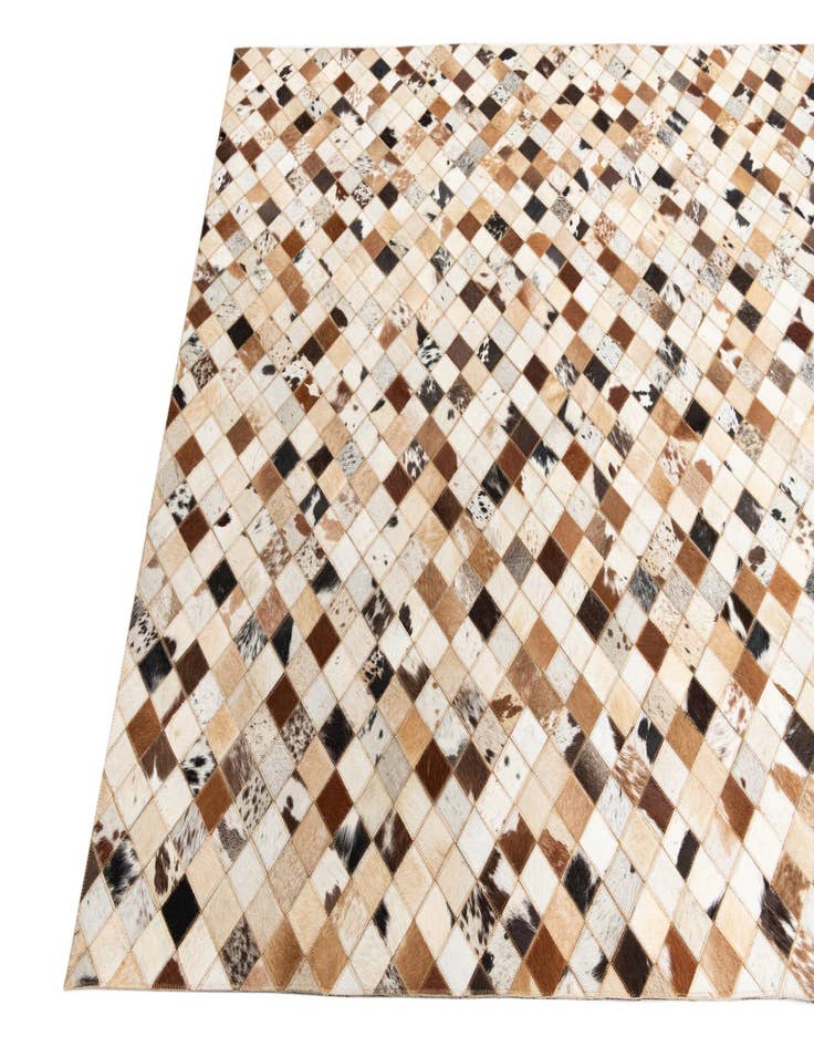 Detail image of  5' x 8' Cowhide Leather Rug