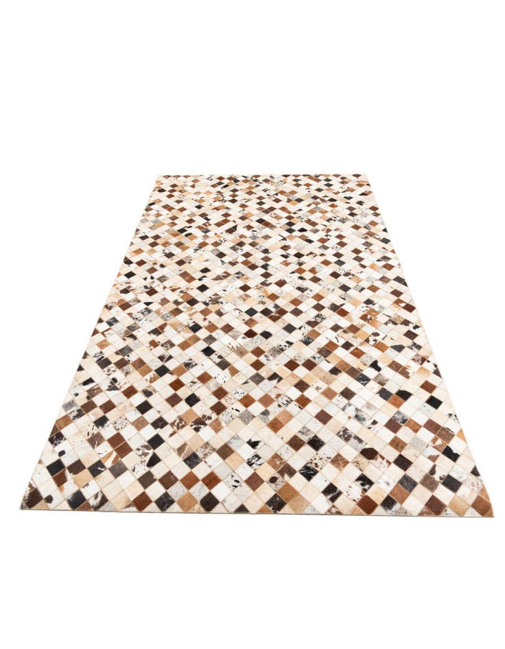 Detail image of  5' x 8' Cowhide Leather Rug