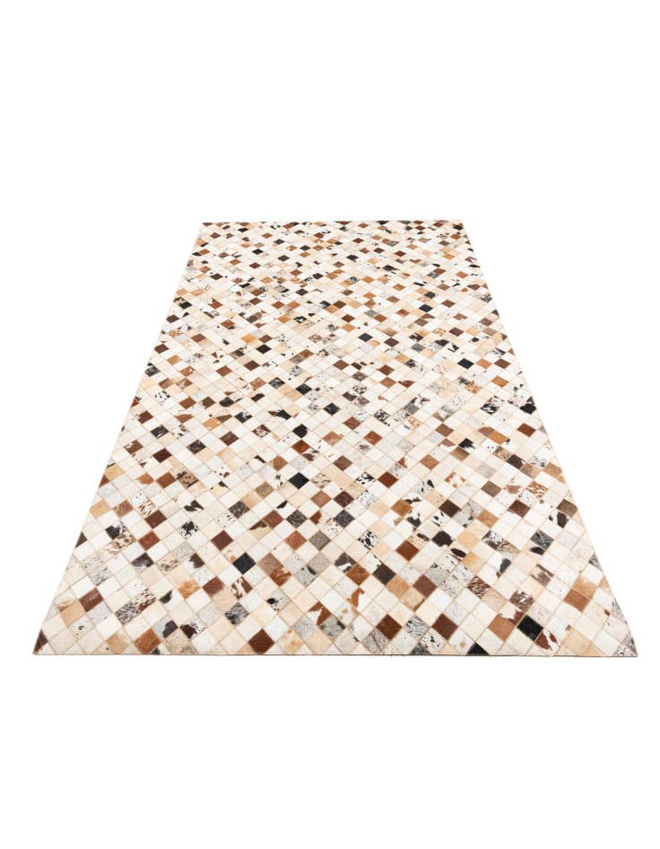 Detail image of  5' x 8' Cowhide Leather Rug