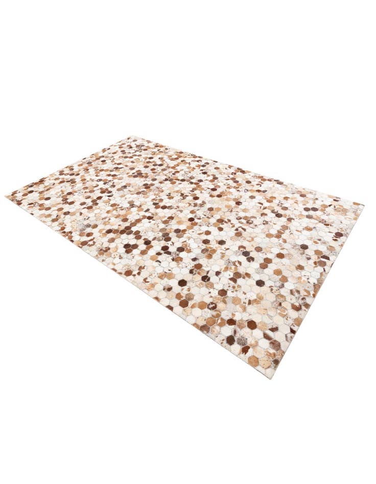 Detail image of  5' x 8' Cowhide Leather Rug