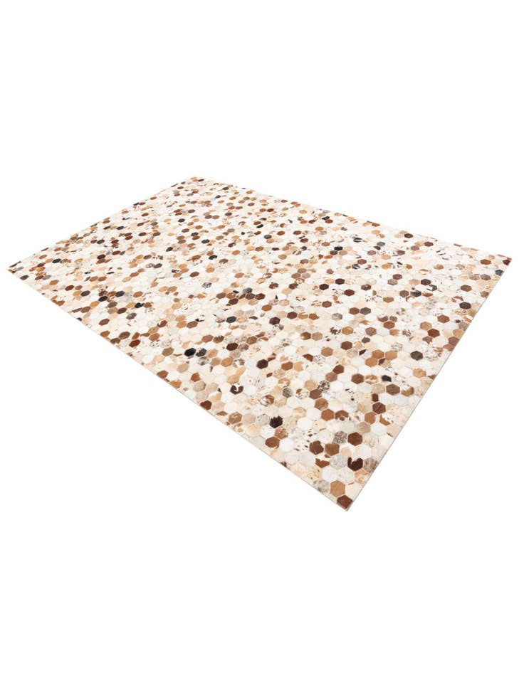 Detail image of  5' 1 x 8' Cowhide Leather Rug