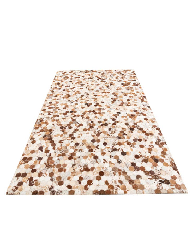 Detail image of  5' x 8' Cowhide Leather Rug