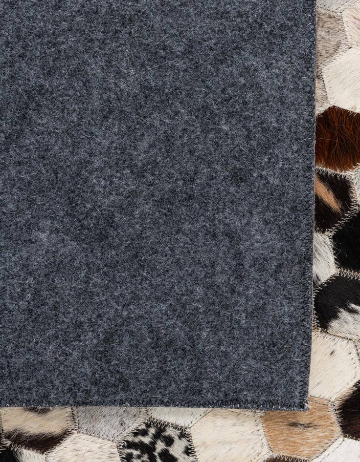 Detail image of  5' 1 x 8' Cowhide Leather Rug