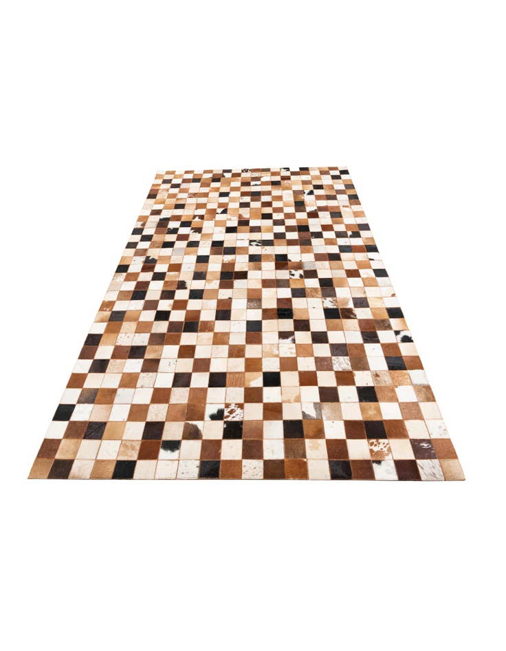 Detail image of  5' x 8' Cowhide Leather Rug