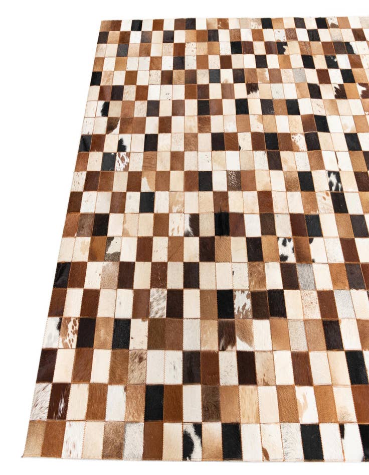Detail image of  5' x 8' Cowhide Leather Rug