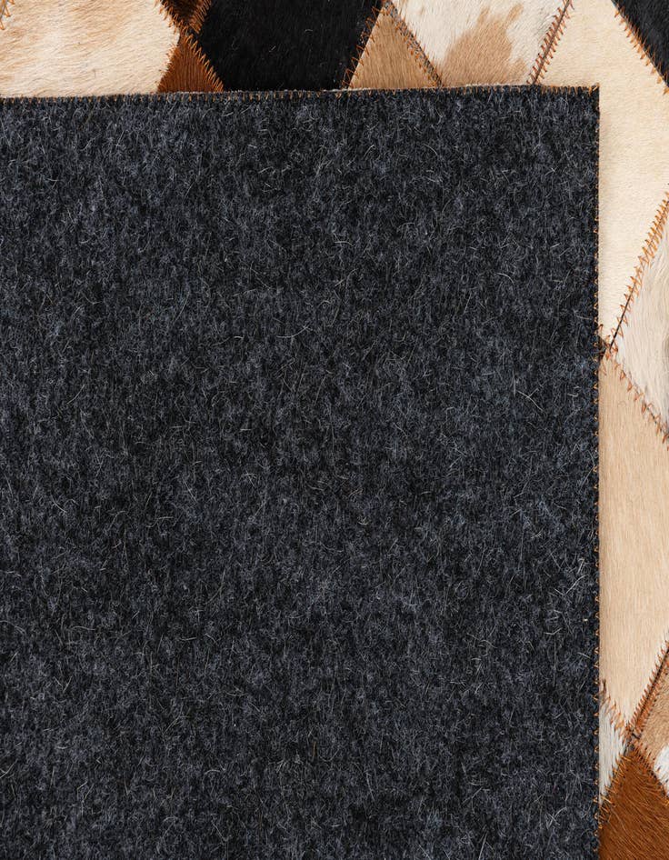 Detail image of  5' x 8' Cowhide Leather Rug