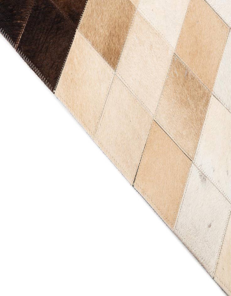 Detail image of  5' x 8' Cowhide Leather Rug