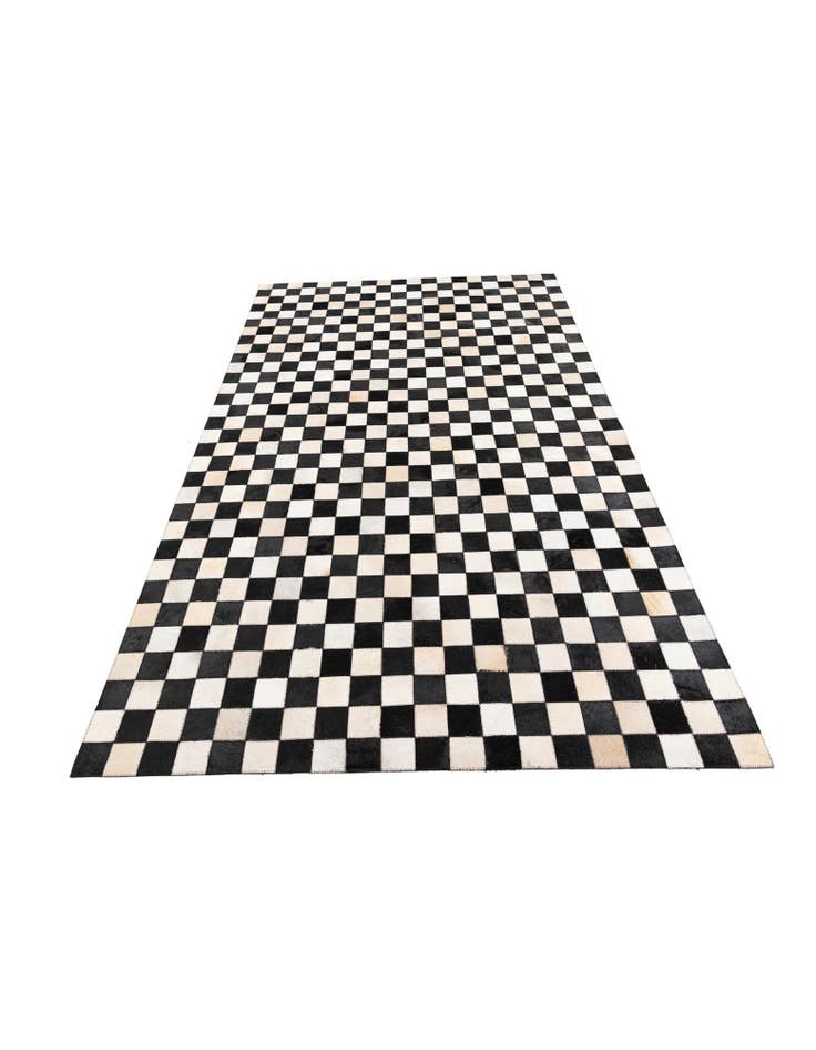 Detail image of  5' x 8' Cowhide Leather Rug