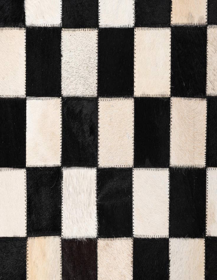 Detail image of  5' x 8' Cowhide Leather Rug