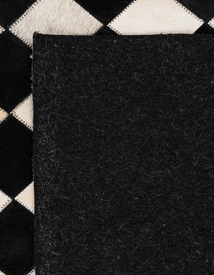 Detail image of  5' x 8' Cowhide Leather Rug