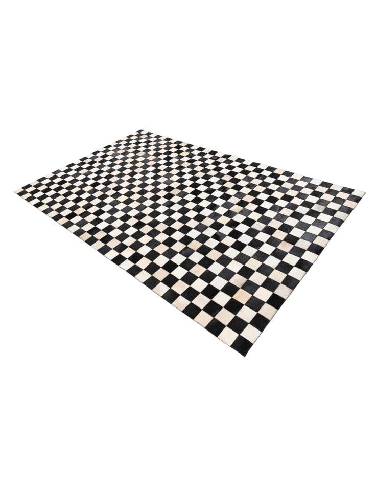 Detail image of  5' x 8' Cowhide Leather Rug