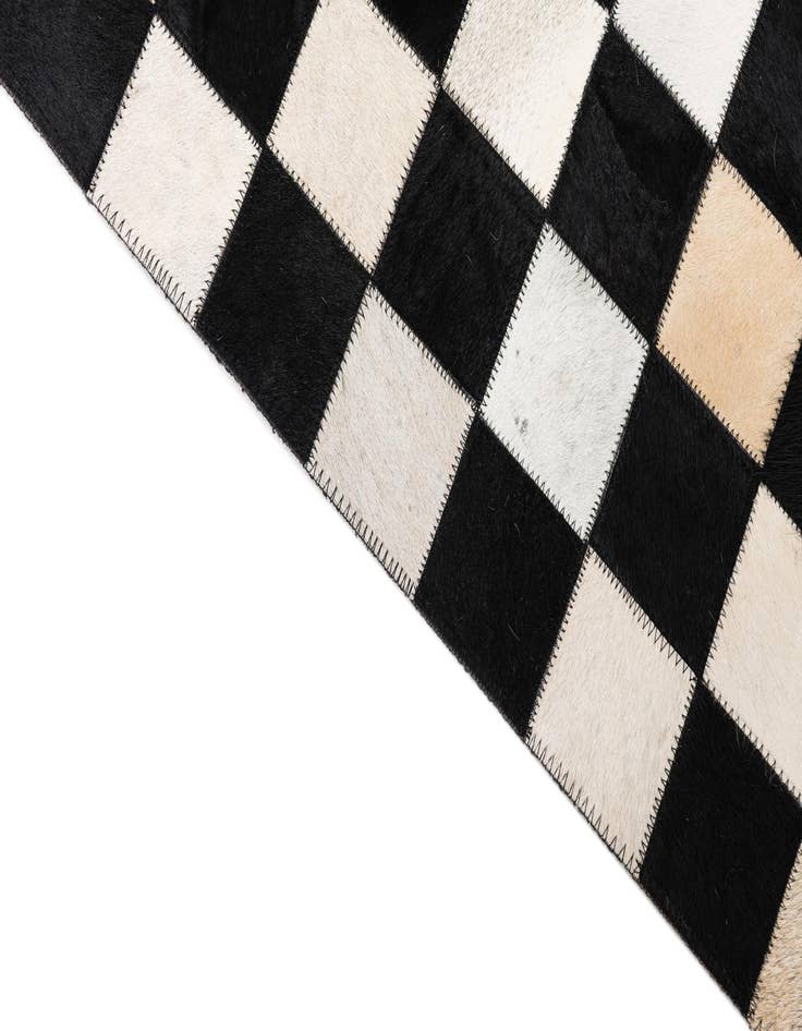 Detail image of  5' x 8' Cowhide Leather Rug
