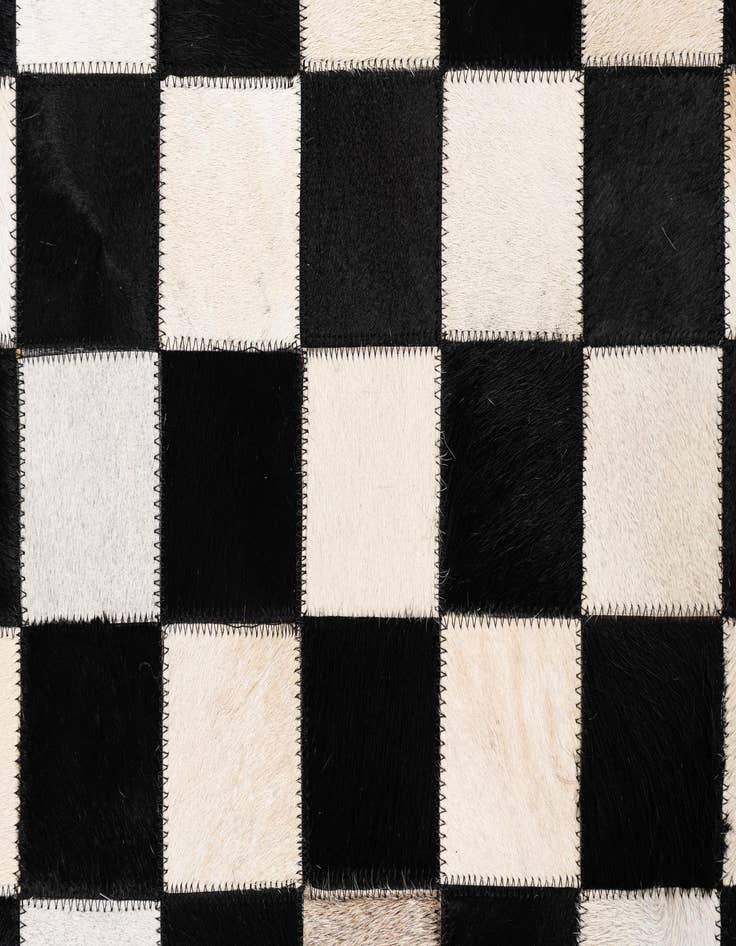 Detail image of  5' x 8' Cowhide Leather Rug