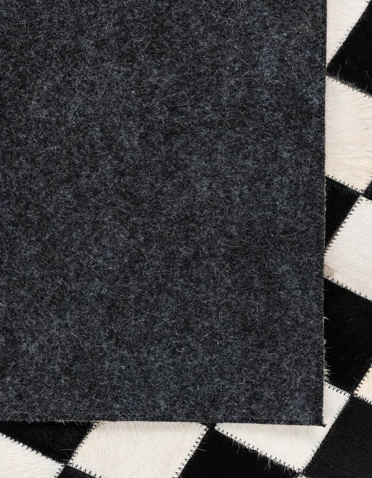 Detail image of  5' 1 x 8' Cowhide Leather Rug